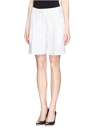 Front View - Click To Enlarge - J.CREW - Collection Bermuda shorts in Italian linen