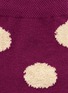 Detail View - Click To Enlarge - HANSEL FROM BASEL - Bouclé polka dot crew socks
