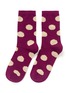 Main View - Click To Enlarge - HANSEL FROM BASEL - Bouclé polka dot crew socks