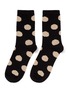 Main View - Click To Enlarge - HANSEL FROM BASEL - Bouclé polka dot crew socks