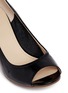 Detail View - Click To Enlarge - COLE HAAN - 'Air Tali' patent leather peep toe wedge pumps