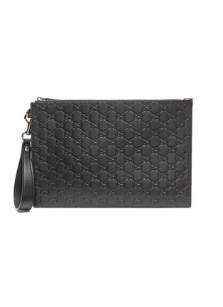 Main View - Click To Enlarge - GUCCI - 'Avel' embossed leather clutch
