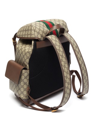 Detail View - Click To Enlarge - GUCCI - 'Ophidia' monogram travel backpack