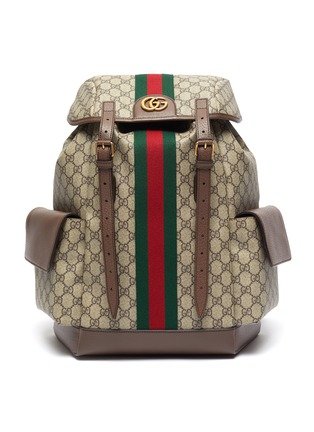 Main View - Click To Enlarge - GUCCI - 'Ophidia' monogram travel backpack