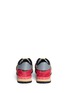 Back View - Click To Enlarge - VALENTINO GARAVANI - Camouflage leather suede sneakers