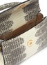 Detail View - Click To Enlarge - BY FAR - Mini snake print leather top handle bag