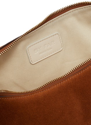 Detail View - Click To Enlarge - BY FAR - 'Mara' baguette suede shoulder bag