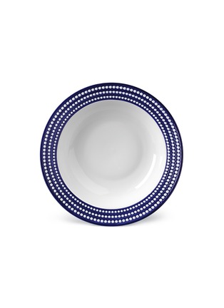 Main View - Click To Enlarge - L'OBJET - Perlée rimmed serving bowl – Blue