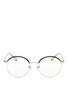 Main View - Click To Enlarge - STEPHANE + CHRISTIAN - 'Milli 01' coated metal wire rim optical glasses