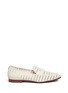 Main View - Click To Enlarge - SAM EDELMAN - 'Leora' woven faux leather loafers