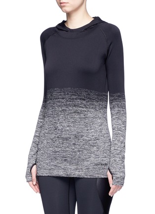 Front View - Click To Enlarge - IVY PARK - Gradient knit hoodie