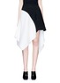 Main View - Click To Enlarge - PROENZA SCHOULER - Asymmetric hem pleated crepe skirt