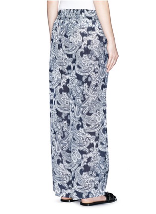 Back View - Click To Enlarge - ACNE STUDIOS - 'Tennessee' paisley print wide leg pants