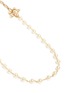 Detail View - Click To Enlarge - MIRIAM HASKELL - Star clasp chain glass pearl necklace