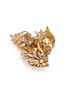 Main View - Click To Enlarge - MIRIAM HASKELL - Beaded Baroque pearl large leaf brooch