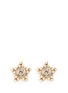 Main View - Click To Enlarge - MIRIAM HASKELL - Crystal glass pearl filigree star clip earrings