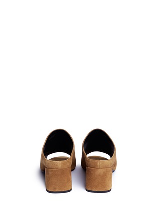 Back View - Click To Enlarge - 3.1 PHILLIP LIM - Open toe suede mules