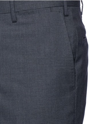 Detail View - Click To Enlarge - TOMORROWLAND - Houndstooth slim fit wool pants