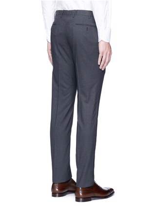 Back View - Click To Enlarge - TOMORROWLAND - Houndstooth slim fit wool pants
