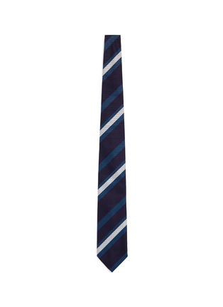 Main View - Click To Enlarge - TOMORROWLAND - Stripe jacquard silk faille tie