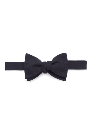 Main View - Click To Enlarge - DRAKE'S - Self-tie silk twill bow tie