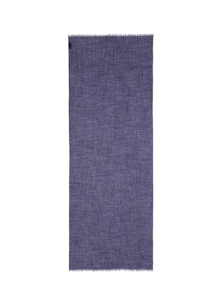 Main View - Click To Enlarge - DRAKE'S - Fringed wool-cashmere scarf