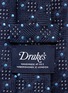 Detail View - Click To Enlarge - DRAKE'S - Dot jacquard silk tie