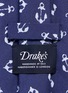 Detail View - Click To Enlarge - DRAKE'S - Anchor print silk tie