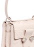 Detail View - Click To Enlarge - ALEXANDER MCQUEEN - Twin skull quilted butterfly leather crossbody bag