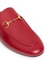 Detail View - Click To Enlarge - GUCCI - Horsebit vamp leather slide loafers
