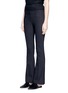 Front View - Click To Enlarge - THE ROW - 'Becaro' seamed techno fabric flared pants