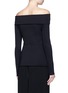Back View - Click To Enlarge - THE ROW - 'Lupino' scuba jersey folded off-shoulder top