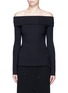 Main View - Click To Enlarge - THE ROW - 'Lupino' scuba jersey folded off-shoulder top