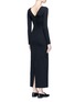 Back View - Click To Enlarge - THE ROW - 'Thelma' scuba jersey V-neck dress
