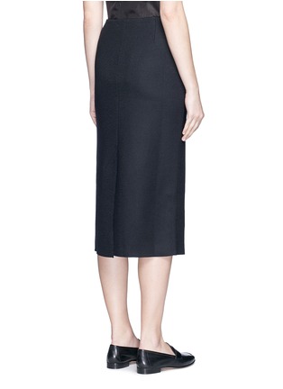 Back View - Click To Enlarge - THE ROW - 'Hilda' virgin wool blend pencil skirt