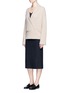 Figure View - Click To Enlarge - THE ROW - 'Hilda' virgin wool blend pencil skirt