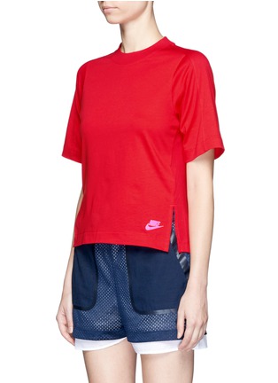 Front View - Click To Enlarge - NIKE - 'Sportswear Bonded' combo T-shirt
