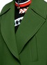 Detail View - Click To Enlarge - EMILIO PUCCI - Oversized collar virgin wool long coat