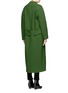 Back View - Click To Enlarge - EMILIO PUCCI - Oversized collar virgin wool long coat