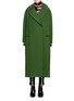Main View - Click To Enlarge - EMILIO PUCCI - Oversized collar virgin wool long coat