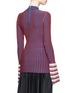Back View - Click To Enlarge - EMILIO PUCCI - Pleated cuff stripe sweater