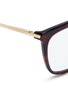 Detail View - Click To Enlarge - - - Metal temple tortoishell acetate optical glasses