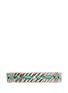 Main View - Click To Enlarge - PHILIPPE AUDIBERT - 'Pequot' engraved stripe stone elastic bracelet