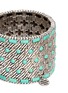 Detail View - Click To Enlarge - PHILIPPE AUDIBERT - 'Aomi' engraved stripe stone elastic bracelet