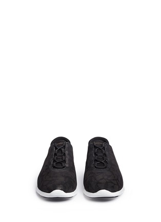 Front View - Click To Enlarge - COLE HAAN - Zerogrand' perforated nubuck suede sneakers