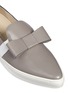 Detail View - Click To Enlarge - FABIO RUSCONI - Bow vamp leather slip-ons
