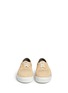 Front View - Click To Enlarge - CLERGERIE - 'Teba' Raffia palm espadrille sneakers