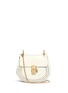 Main View - Click To Enlarge - CHLOÉ - 'Drew' small perforated leather shoulder bag