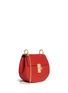 Front View - Click To Enlarge - CHLOÉ - 'Drew' small grainy leather shoulder bag