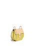 Front View - Click To Enlarge - CHLOÉ - Drew' mini colourblock leather shoulder bag